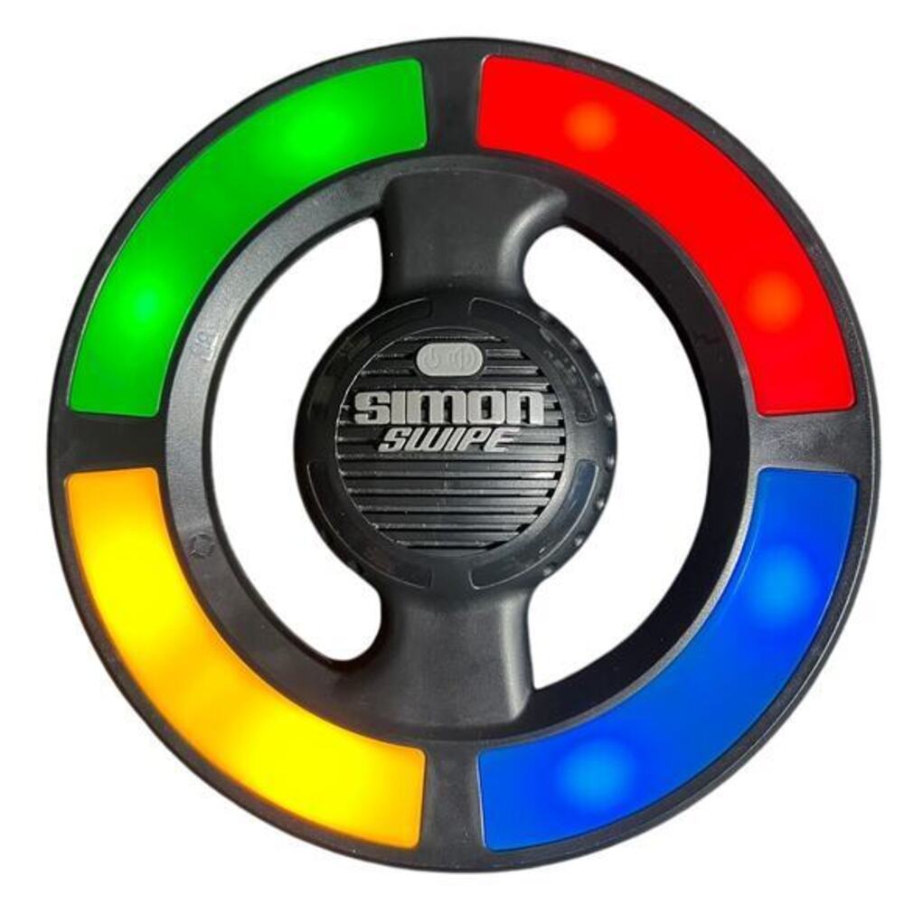 SIMON SWIPE by Hasbro Handheld Electronic‎ Memory Game Flashing Lights & Sounds